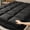 Black, variant on Cool Soft Quilted Mattress Cover, 8-21 Inch Deep Pocket Stretch Mattress Protector, 1016GSM, Machine Washable, All Mattress Sizes(grey,Full)