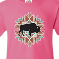 thumbnail image 4 of Inktastic Buffalo Cute Western Pattern Youth T-Shirt, 4 of 5