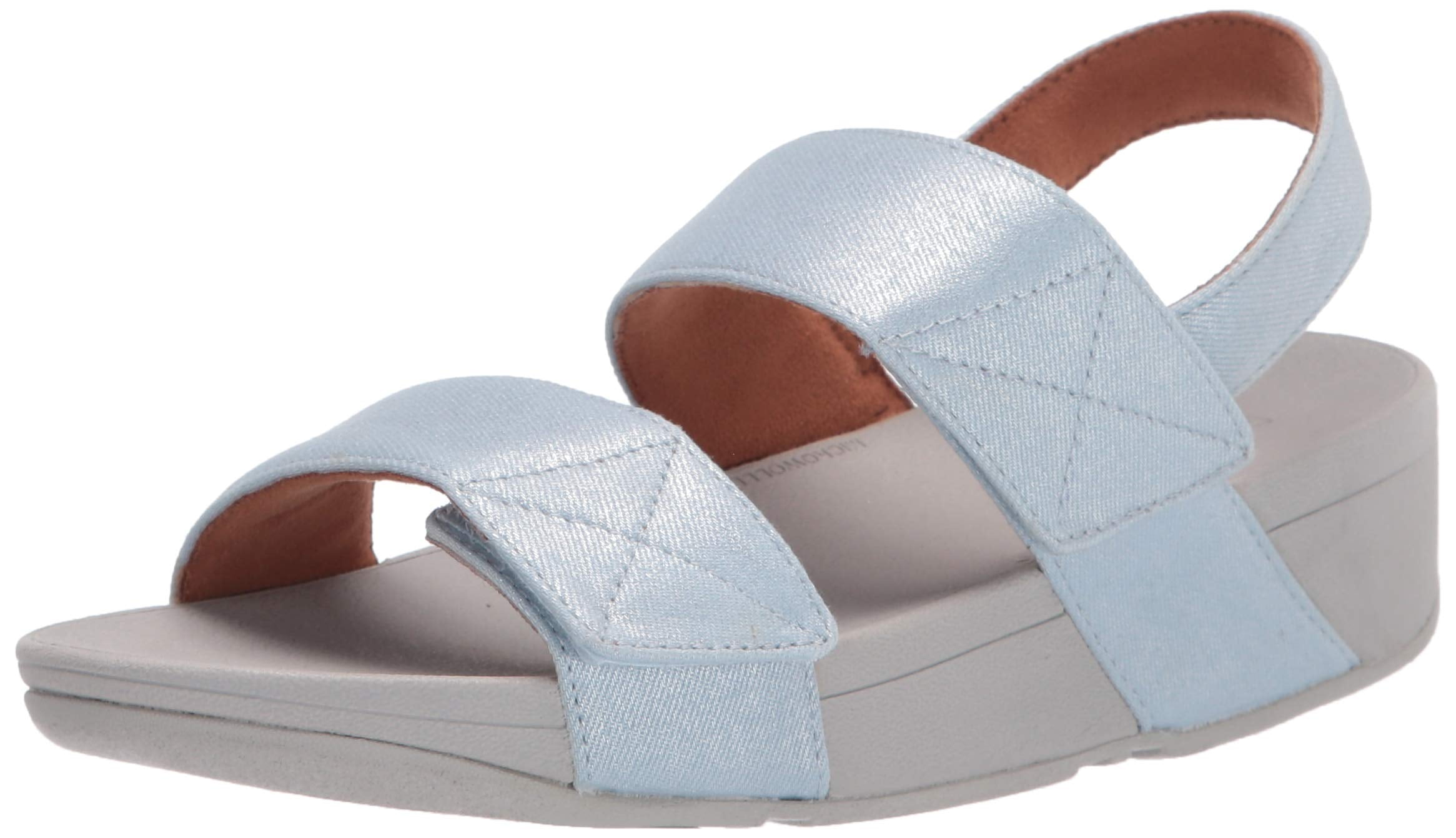 light blue wedge sandals