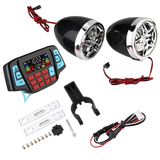 Reproductor MP3 Motocicleta Aramox Bluetooth USB TF Impermeable 10W