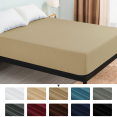 thumbnail image 1 of Subrtex Fitted Bed Sheets Premium Microfiber, Breathable, Soft-Wrinkle, Fade & Stain Resistant Mattress Cover, 1 of 6