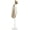 Cloud White, variant on Solid Wood Coat Rack, Free Standing Hall Coat Tree with 8 Hooks, 3 Height Options, for Coats, Hats, Bags, Purses, for Entryway, Hallway, Rubberwood Hooks and Pole, Cloud White URCR010W02