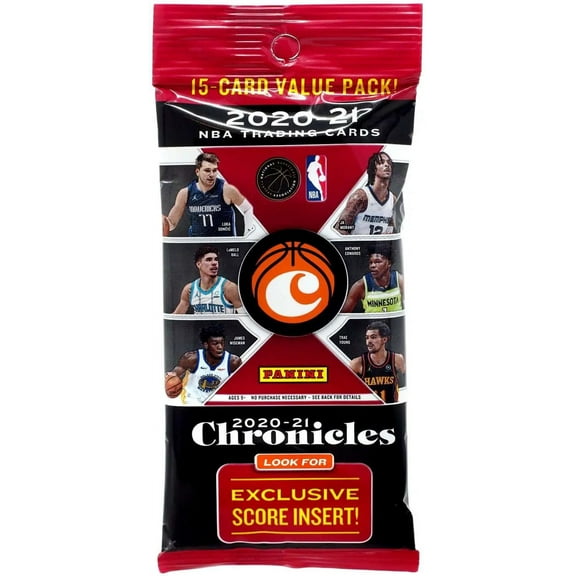 2020-21 Panini Chronicles NBA Basketball Trading Card Fat Pack