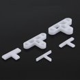thumbnail image 2 of 200Pcs Multipurpose 10mm 3/8 Inch Clear Tile Spacers Portable Accessory for Bricklaying and Deck Board Separation, 2 of 4