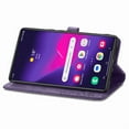 thumbnail image 4 of Dteck Wallet Case for Samsung Galaxy S25 ,Magnetic Leather Card Slots Wallet Case Flip Stand Shockproof Protective Cover with Lanyard for Samsung Galaxy S25,Purple, 4 of 4