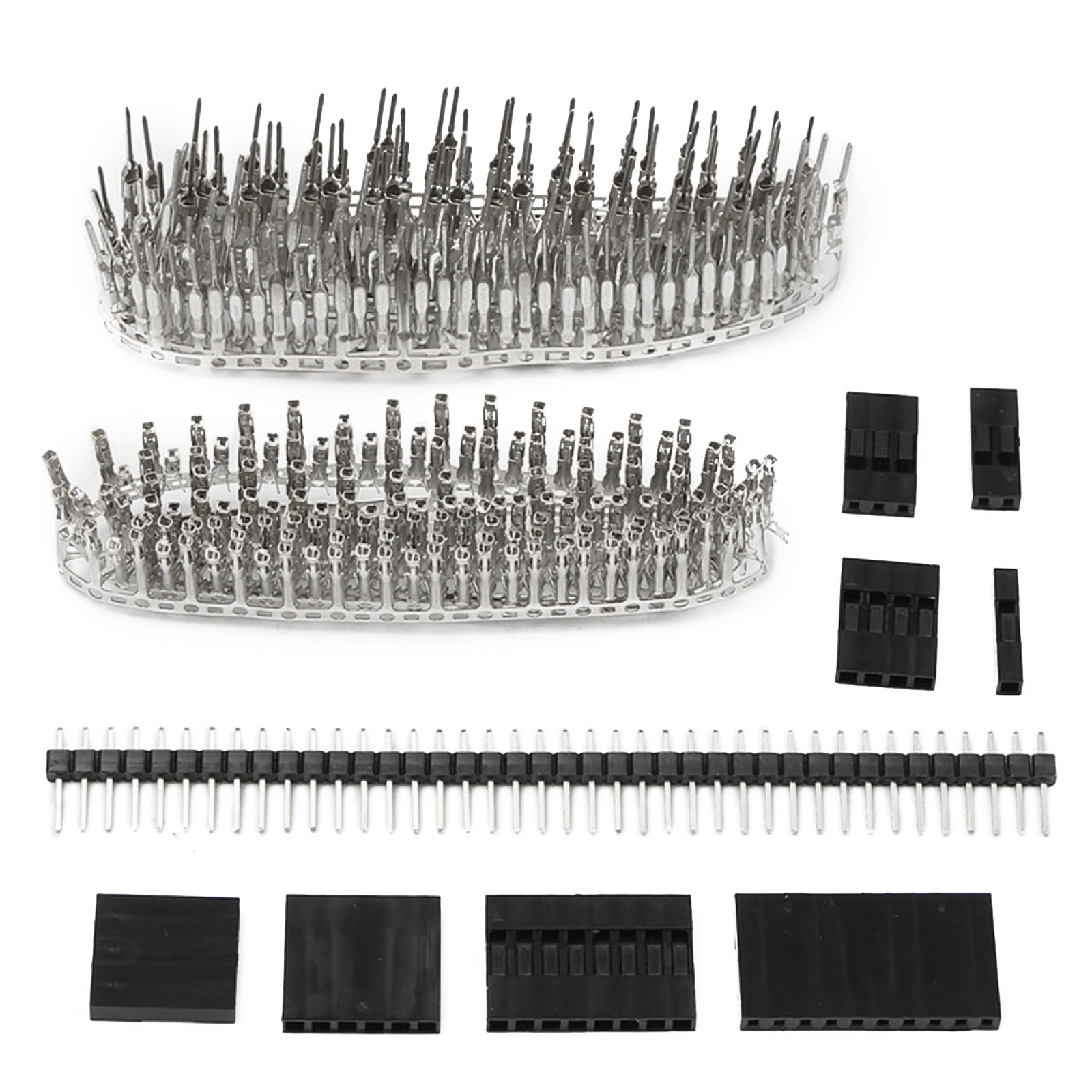 1450Pcs DIY Jumper Wire Connector Kit 2.54mm Pin Spacing, Rated 250V/3A for Breadboarding and Circuit Building
