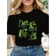 thumbnail image 1 of Stylish Shamrock St Patrick'S Day Graphic Tees Cotton Soft Stylish Casual Short Sleeve Crew Neck TopCamisetas de verano para mujer, manga corta, cuello redondo, casual, lindo, con gráficos, camisetas, 1 of 6