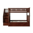 thumbnail image 5 of Pemberly Row Full over Full Solid Wood Bunk Bed with Trundle in Walnut, 5 of 10