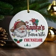 thumbnail image 3 of Ornament Kits 2025,Tree Ornaments - Santa’s Favorite Counselor Ornament Decoration 2025, Counselor Christmas Tree Gifts, Christmas Tree Decor, Christmas Keepsake, 3 of 3