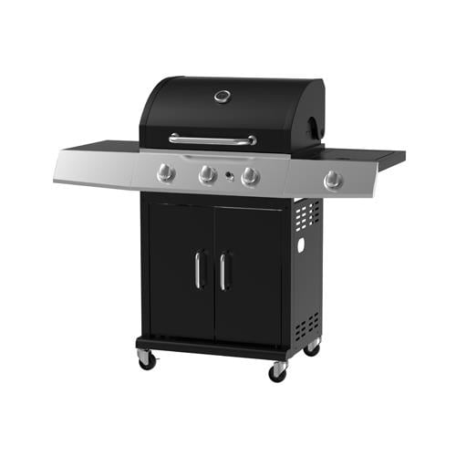 Chant Kitchen Equipment BG2723B 3-Burner Gas Grill + Side Burner by CHANT KITCHEN EQUIPMENT LTD