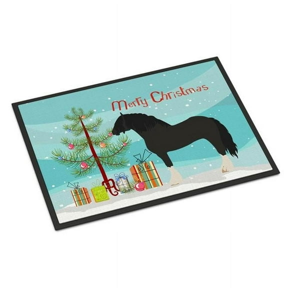 Caroline's Treasures BB9271MAT Pomeranian Rogener Goose Christmas Door Mat, Indoor Rug or Outdoor Welcome Mat 18x27