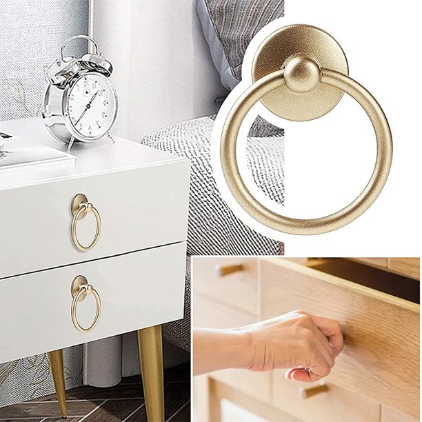 TRKETK 25 Pièces Boutons D'armoire Ronds, Boutons De Porte Noirs En Acier Inoxydable Bouton De Porte De Placard Boutons De Tiroir En Forme De Champignon Avec Vis De Montage (30 Mm