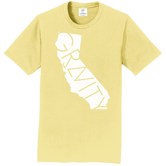Camiseta de manga corta de Gravity Trading Cali - Trophy Gold - White Logo - 3XL Gravity Trading Camiseta de manga corta