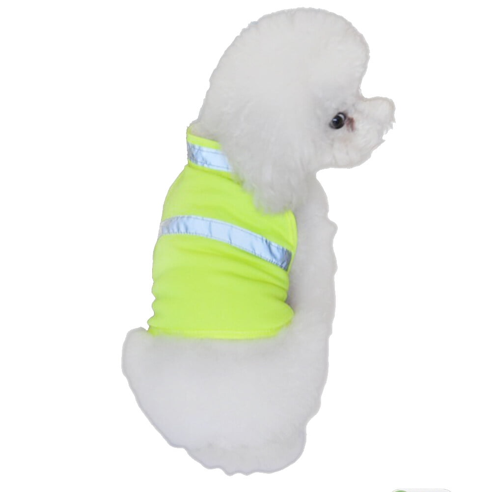 Hemoton Dog Reflective Safety Vest High Visibility Breathable Dog