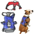 thumbnail image 5 of Heavy Duty Padded No-Pull Reflective Dog Harness Vest with Handle Medium to Large Dogs (Large: Chest 26" - 30", Blue), 5 of 7