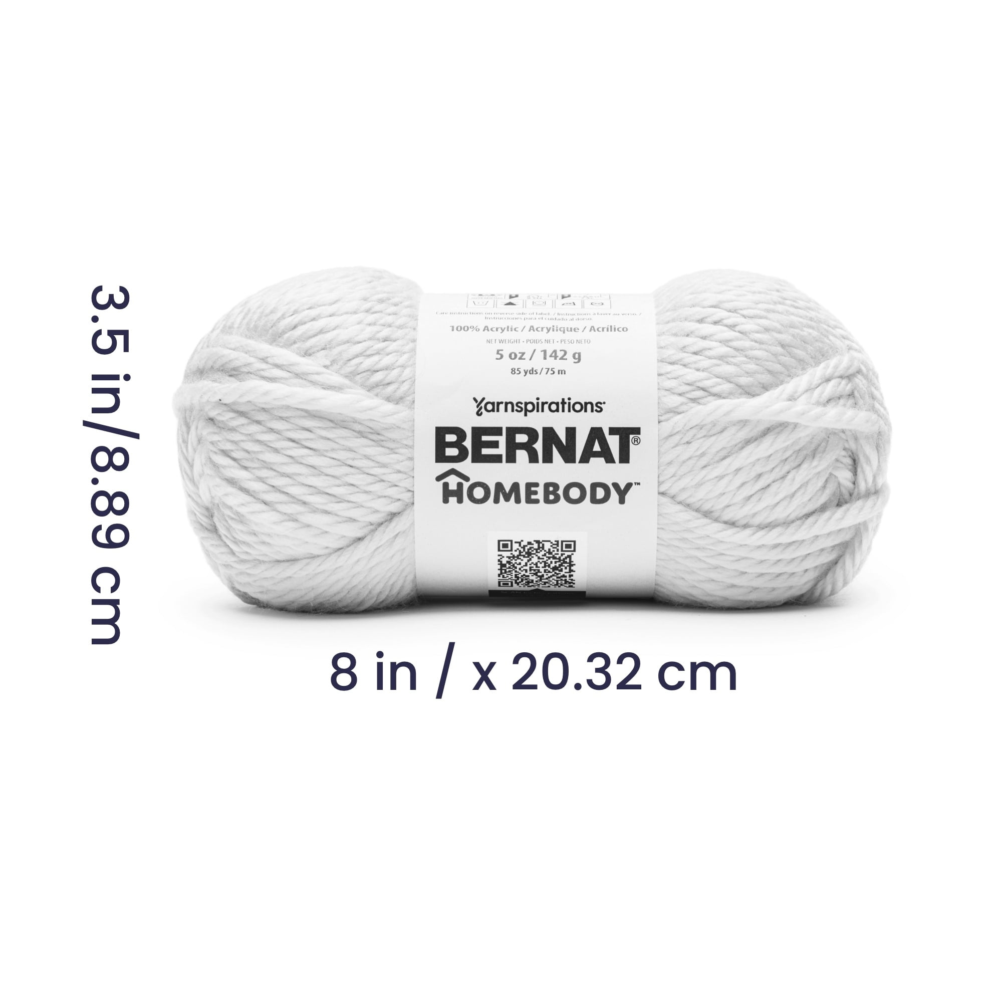 Bernat® Homebody™ #6 Super Bulky Acrylic Yarn, Sequoia Bark 5oz/142g 85 Yards