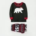 thumbnail image 6 of PatPat Christmas Family Matching Pajamas Holiday Sets Bear Top and Plaid Pants Sleepwear for Couples Flame Resistant, 6 of 12