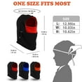 thumbnail image 4 of ASTRAEA Kids Winter Hats Balaclava, Windproof Winter Ski Hat with Full Face Mask, Unisex Thick Warm Fleece Hat for Children, Red, 4 of 9