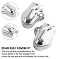 thumbnail image 2 of Rear Bar Shield Axle Nut Covers Swingarm Fit for V-Rod VRSC Night Rod 2002-2017 Chrome, 2 of 10