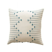 Jubipavy 2 Sets of Soft Pillow Covers,Modern Bohemian Accent Pillow Covers,Square Textured Farmhouse Pillows Cases,Decorative Fabric for Home Decor,Sofa,Couch,Bed,18"x18"