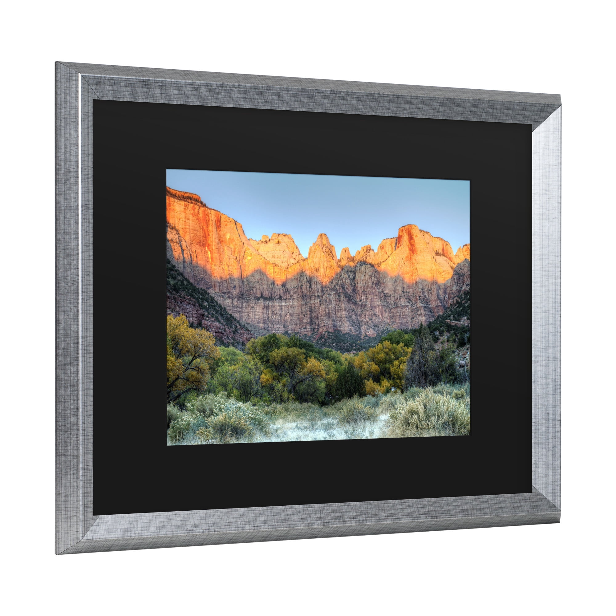 Trademark Fine Art 'Zion Sunrise' Canvas Art by Pierre Leclerc