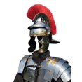 thumbnail image 3 of Lorica Segmentata Roman Soldier Body Armor Suit with attached Roman Cingulum Belt and Centurion Helmet, 3 of 3