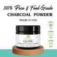 thumbnail image 4 of Clearly GLOW, Teeth Whitening Activated Charcoal Powder from Coconut Shells | Pure, Natural, Food Grade, Made in USA | 12 Months Supply, 4 of 8