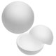 thumbnail image 5 of Bolas de espuma para manualidades, bolas de espuma para manualidades, redondas sin pintar, 2 uds., 5 of 6