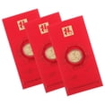 thumbnail image 1 of VERDANVERSE 3 Pcs Enveloppe Rouge Porte-Pièces Porte-Bonheur Papier Rouge pour Membres de la Famille Amis, 1 of 6