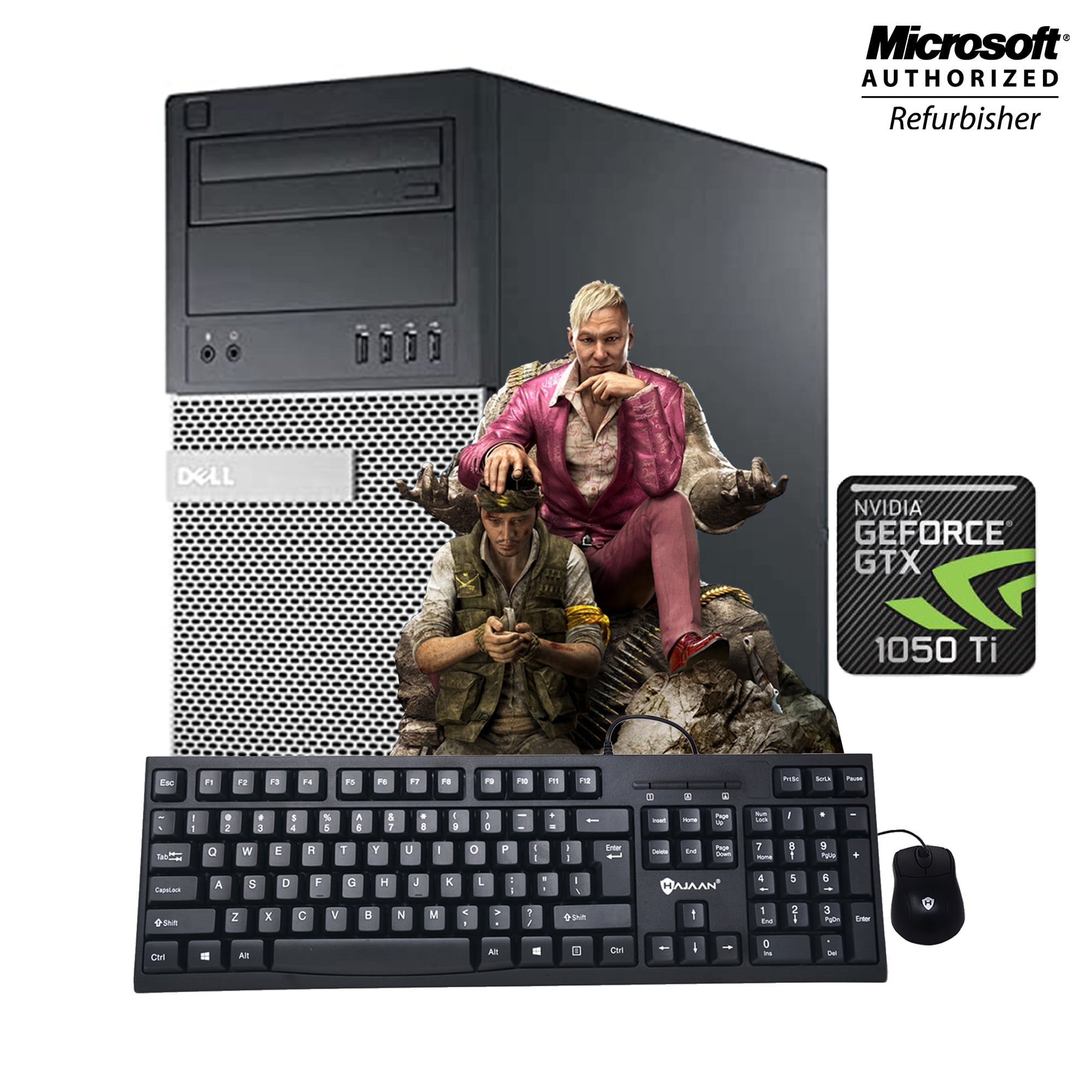 Refurbished Grade A Dell Gaming PC Desktop computer Intel Quad