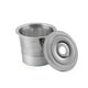 thumbnail image 2 of Cápsulas de café reutilizables para cafeteras Keurig K-Cup | Malla de alta densidad de acero inoxidable | Tapa de silicona a prueba de fugas | Libre de BPA | Filtro fácil de limpiar | Material apto, 2 of 7