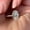 H492 Gold, variant on Stainless Steel 2 Ct Cubic Zirconia Oval Solitaire Ring for Women US Size 5
