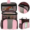 thumbnail image 3 of Hanging Toiletry Bags with Hook Waterproof Travel Toiletry Bag with Mesh Pocket Portable Toiletry Bag Organizer with Handle Large Capacity Makeup Travel Organizer for College Dorm Camping, 3 of 10