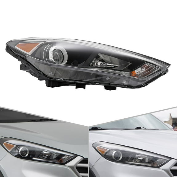 Headlamp Fits For Hyundai Tucson 2016 2017 2018 Front Headlight Halogen Right Passenger Side