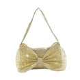thumbnail image 3 of Bolso de mano de noche perfecl para mujer brillante oro, 3 of 8