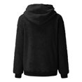 thumbnail image 5 of QHFBli Vintage Women's Hoodie Women's Long Sleeve Pullover Hoodie Loose Fit Casual Top Soft Lined Winter Warmth Comfortable Everyday Blouse Outerwear, 5 of 7