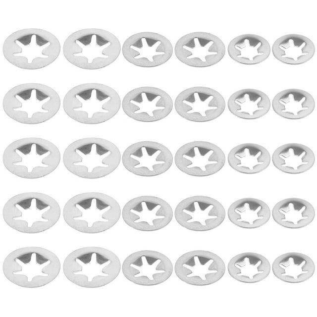 OULI 30 Pcs Anneaux de Retenue en Acier Inoxydable pour Production Industrielle et Entretien