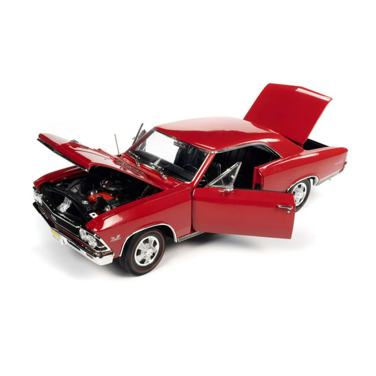 1966 Chevy Chevelle SS 396, Regal Red - Auto World AMM1233 - 1/18 scale  Diecast Model Toy Car