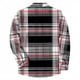 thumbnail image 5 of Blusa y camisa de manga larga con cuello vuelto para hombre, informal, a la moda, con botones, estampado a cuadros, blusa elástica de manga larga con cuello vuelto, blusa de poliéster para hombre, 5 of 5