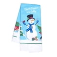 thumbnail image 2 of Christmas Towels Set of 2 Decorative Christmas Kitchen Towels / Hand Towels for Bathroom Decorative Set or Holiday Dish Towels / (Snowman & Truck), 2 of 3