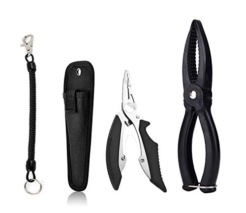 HN Stainless Steel Fishing Pliers Fish Gripper Grip Set Fishing Multifunctio To