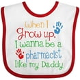 thumbnail image 3 of Inktastic Pharmacist Like Daddy Boys or Girls Baby Bib, 3 of 4