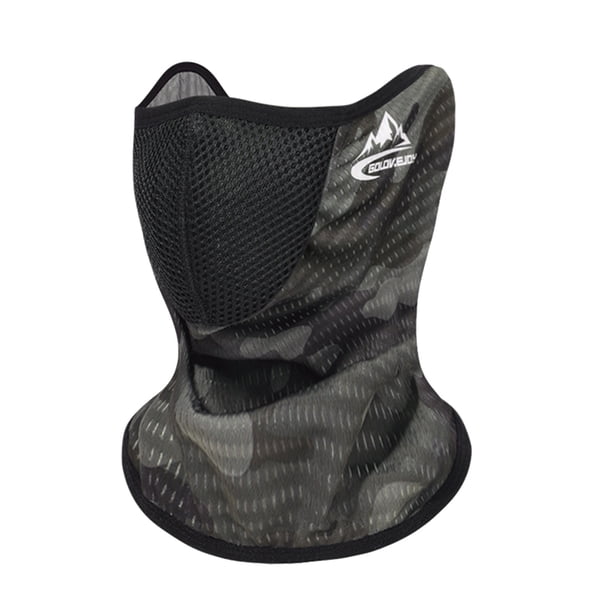 Irfora Ciclismo cuello polaina mascarilla transpirable malla agujeros sol protección UV boca cubierta Irfora Silenciador