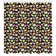 thumbnail image 3 of Tropical Shower Curtain, Graphic Pattern of Tropical Exotic Pappy Fruits Such as Mango Rambutan and Guava, Fabric Bathroom Set with Hooks, 69W X 75L Inches Long, Multicolor, by Ambesonne, 3 of 3