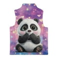 thumbnail image 5 of Binienty Panda Fleece Vest for Toddler Girls Lightweight Zip Up Sleeveless Jacket for Kids Girls Warm Winter Fluffy Coat with Pockets Stand Collar Fashion Jackets, 5 of 7