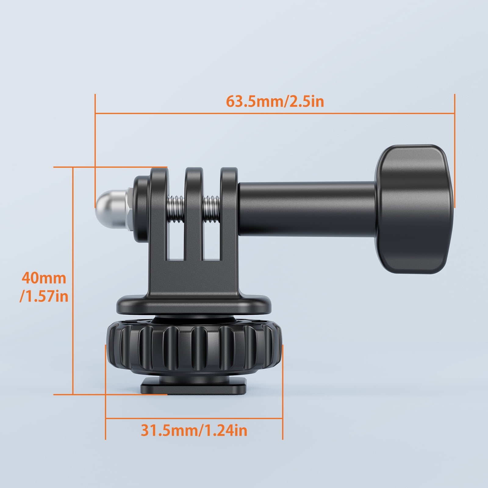 Cold Shoe Mount,Adapter Camera Screw 12/11/10/9/8 With Screw Mount