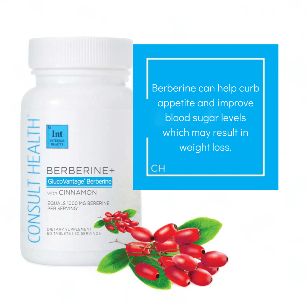 Consult Beaute Berberine+ with GlucoVantage with Cinnamon 60 Tablets