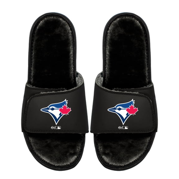 Unisex ISlide  Toronto Blue Jays Logo Fur Slide Sandals