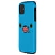 thumbnail image 2 of Funda para teléfono Fuggler Screech Blue FuggGlow Face iPhone 11, 2 of 3