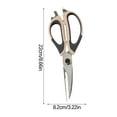 thumbnail image 3 of SNGMN Multifunctional Kitchen Scissors, Heavy Duty Stainless Steel Shears with Magnetic Sleeve, Detachable Design for Meat, Herbs, and Vegetables Cutting, 8.9x3.1in, 3 of 3
